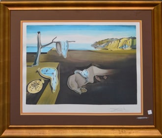 SALVADOR DALI (Spanish, 1904-1989) color Lithograph, THE PERSISTENCE OF MEMORY, pencil signed and