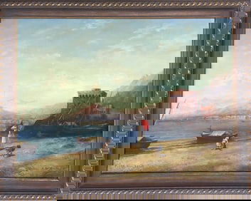 Russian Painting attributed to: Alexei Petrovich Bogoliubov (Russian 1824 - 1896) oil on canvas,