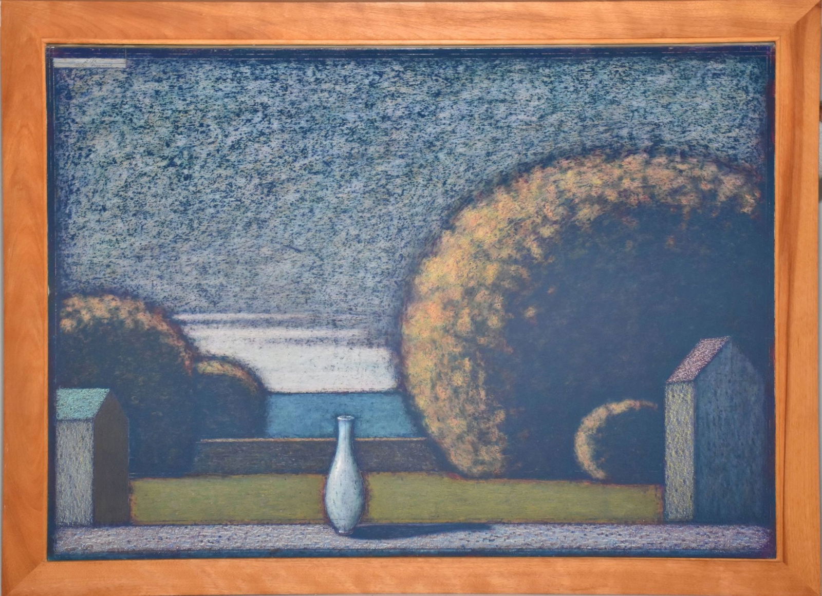 PETER PRESNAIL (American, 20th century) oil on large board, landscape, signed upper left, titled (1 of 4)