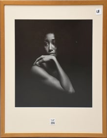 Paul Blanca (Dutch 1958) Nora Kimball ( famous American ballerina) Gelatin Silver Print, inscribed