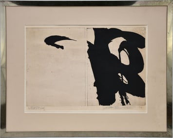 Judith Bernstein (American, b. 1942) double Etching Artist Proof, dated '66. 13-1/4 x 18-1/2 sight.
