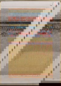 Patrick Archer (Born 1926) Hibernian Ballad (A Complex Verse) acrylic & wax, paper size 26 x 40,