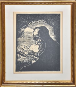 Jakob Steinhardt (ISRAELI, 1887-1968) Jeremiah The Prophet - woodcut, signed lower right, 70/100, 15