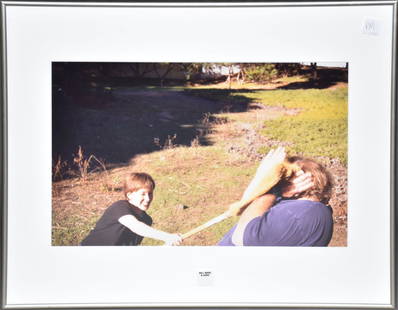Martin Kersels Pestering Patty - 1999. Fuji Paper. Paper size 13.8 x 19-3/8 inches. Written in ink: Martin Kersels Pestering Patty - 1999. Fuji Paper. Paper size 13.8 x 19-3/8 inches. Written in ink on verso pestering patty 38/250. Provenance Photography Auction Norton Museum March-2007. 20 x 24 inc