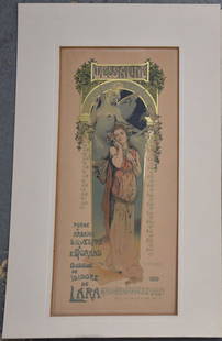 Poster For the Performance of The Opera Messaline at The Casino De Monte-Carlo, Les Maitres De L': Poster For the Performance of The Opera Messaline at The Casino De Monte-Carlo, Les Maitres De L' Affiche Pl. 187, Lorant-Heilbronn and V. Guillet, Stamp Le Maitre de L’affiche, Imprimerie Chaix, Po