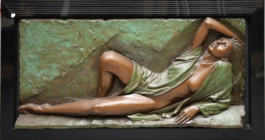 Bill Mack Original Bonded Bronze Sculpture "Radiance", Signed & Numbered, 40"h x 74"L