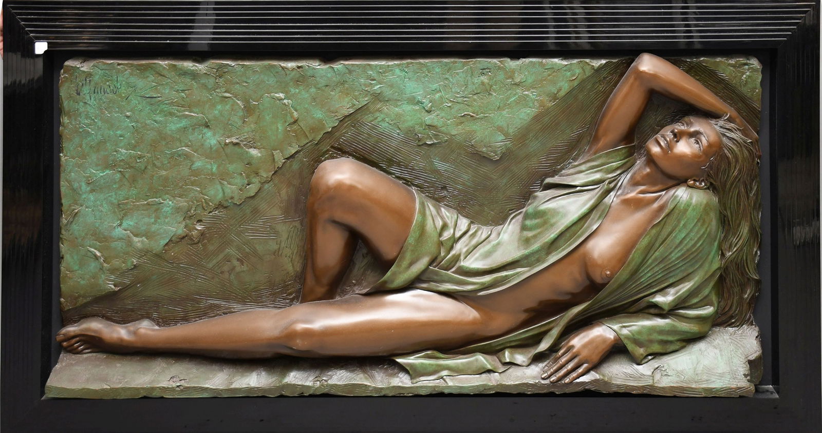 Bill Mack Original Bonded Bronze Sculpture "Radiance", Signed & Numbered, 40"h x 74"L (1 of 9)