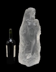 Michael Wilkinson Acrylic Nude Sculpture, limited ed./ signed. 1968.