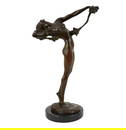 Harriet Whitney Frishmuth (1880-1980) "The Vine" Bronze Sculpture - c. 1921. An American patinated