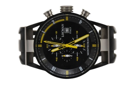 Locman Italy Montecristo Quartz Chronograph Quartz Watch. 44mm Titanium-AISI 316 10ATM reference