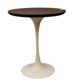 Eero Saarinen for Knoll Style Vintage Tulip Side Table with Laminate Top, 20"h x