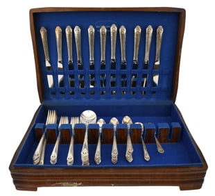 Holmes & Edwards Silverplate Flatware set 65pcs.
