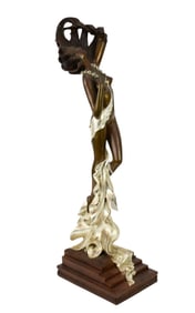 Angelo Basso "Primavera" Bronze Sculpture, Impressed 82/175, Fine Art Acquisitions 1987, 21"h x 7"w