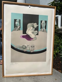 Francis Bacon (British, 1909-1992) The Human Body- 1975.  (Study For The Metropolitan Museum of