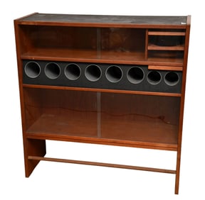 Heltborg Mobler Danish Mid Century Modern Teakwood  bar.