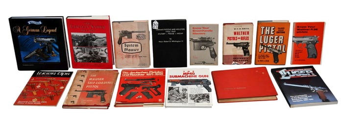Grouping Of Vintage German Firearms Books - Group of 14 vintage books about German firearms and