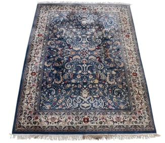 Large Persian Tabriz, 9.0 x 12.0 feet. Needs good cleaning , has some staining.