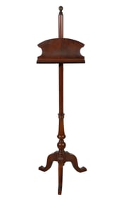 Pole Form Easel with Brass Accents, 67"h x