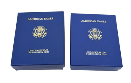 (2) 1 oz American Gold Coin. The 1 oz Gold American Eagle is the most popular, and one of the most
