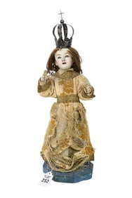 Spanish School, Figure of the Infant Christ, C. Late 17th - 19th Century - Spain. A late Baroque