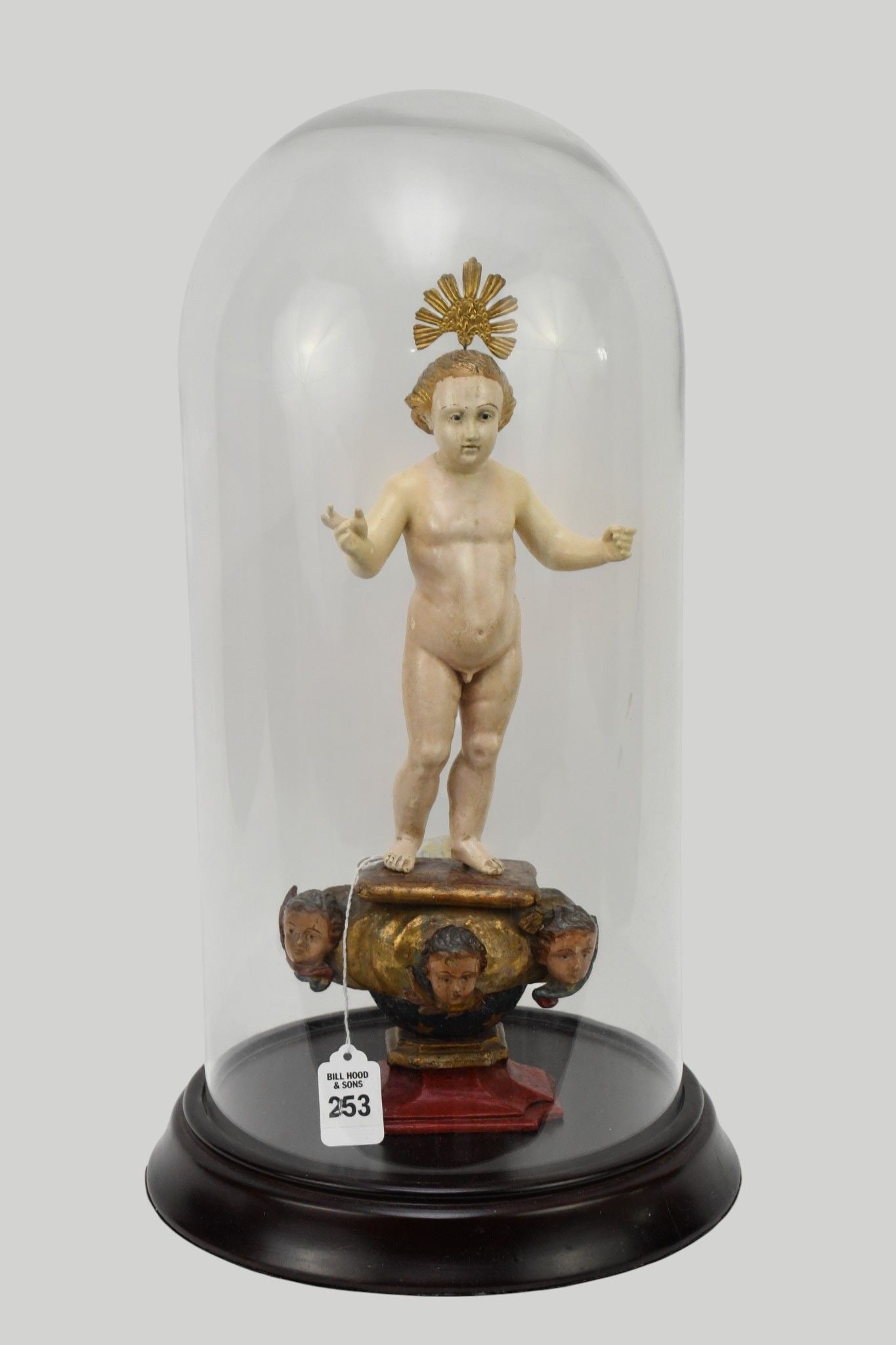 Spanish School, Infant Jesus Polychrome Sculpture, C. 18-19th Century - Spain or Portugal. A (1 of 8)