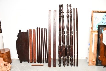 Antique American Tester Bed.