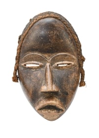 African Tribal Art, Dan Mask, Ivory Coast - Northern Liberia/Ivory Coast, Dan Peoples. Carved wood,