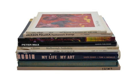 Lot of 9 Art Books
