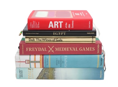 Lot of 6 Books Published by Taschen, 1 Art of the 20th Century, 2 Dali: The Wines of Gala, 3 Egypt,