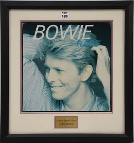 David Bowie Autograph, Autographed "Rare" Record Album, Album and Autograph is faded. With Michael