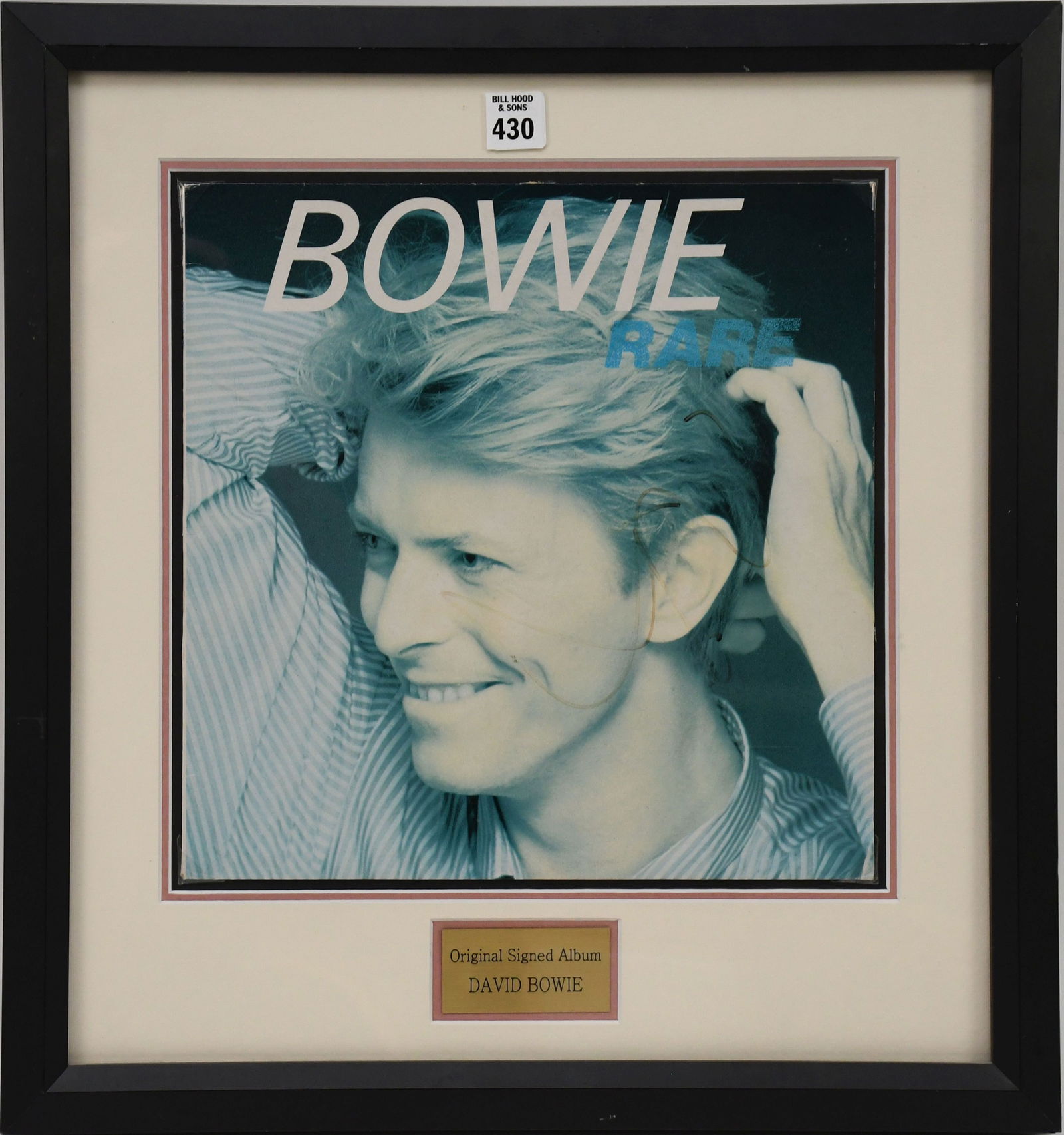 David Bowie Autograph, Autographed "Rare" Record Album,  Album and Autograph is faded. With Michael (1 of 5)