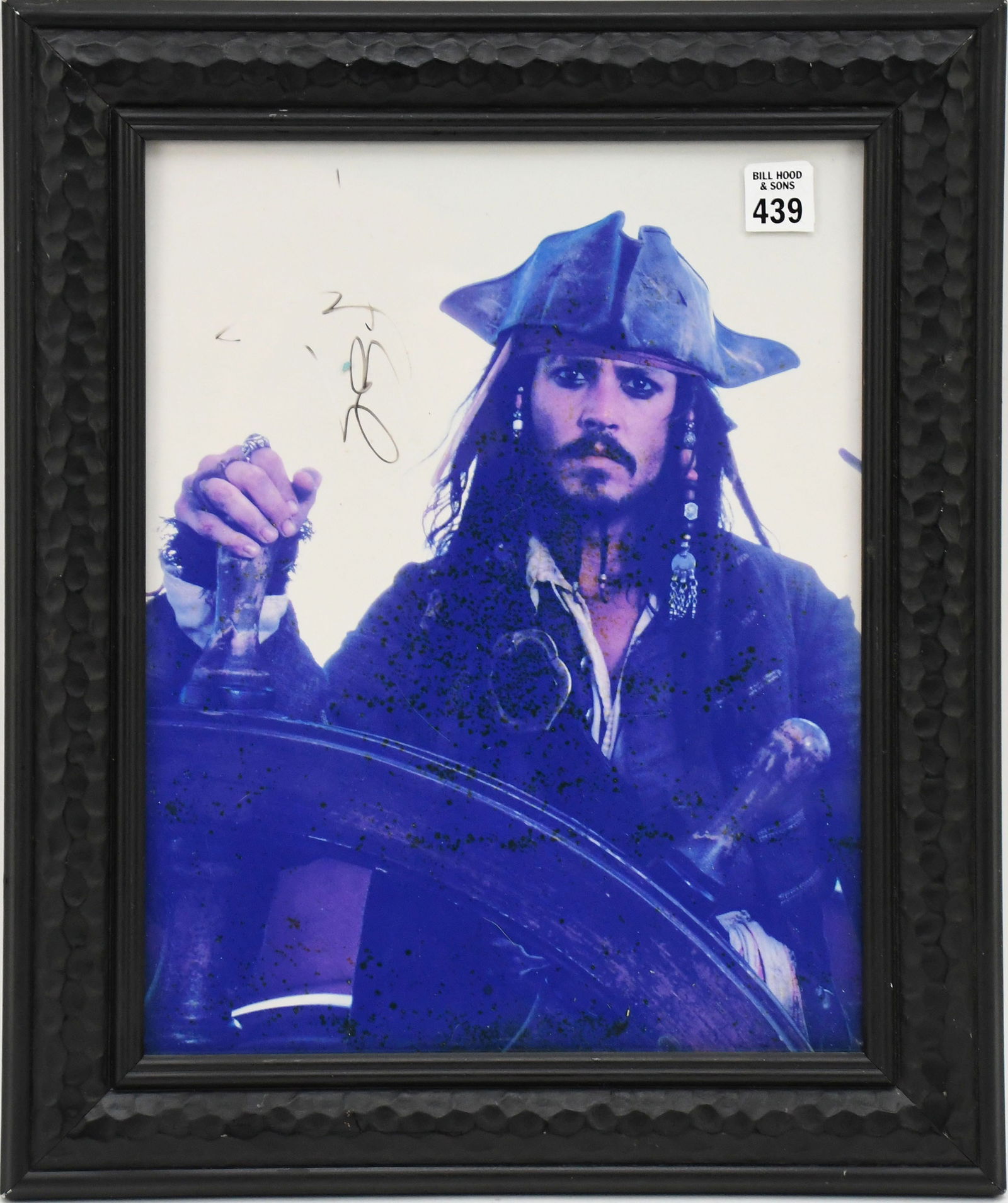Johnny Depp Autograph, Autographed picture of Captain Sparrow from Disney's Pirates of the Caribbean (1 of 5)