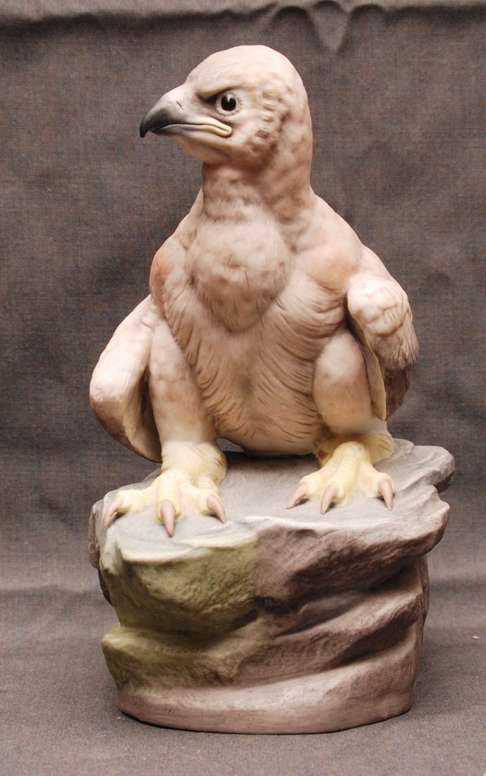Boehm porcelain, Young American Bald Eagle, 9 5/8"h: Boehm porcelain, Young American Bald Eagle, 9 5/8"h