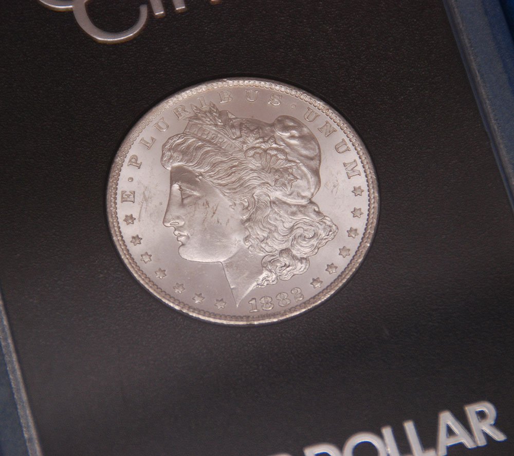 1882 CC Morgan silver dollar: 1882 CC Morgan silver dollar