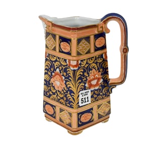 Antique Imari pitcher, 8 in. Tall x 6 1/2"w