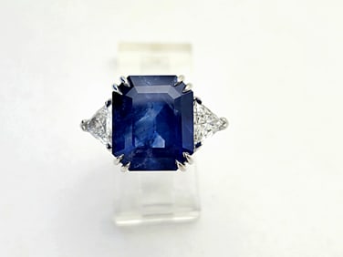 GIA 17.23ct Ceylon Sapphire Ring