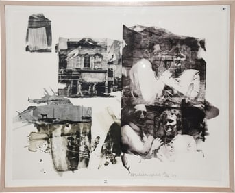 Robert Rauschenberg (American, 1925-2008) Big and Little Bully's -Ruminations 1999. Intaglio on