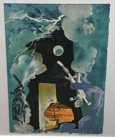 Salvador Dali (1904-1989) The Eternity of Love the Tower- 1978. pencil signed signed lower right, 30