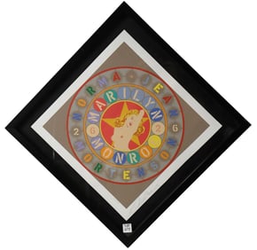 Robert Indiana (American, 1928-2018) Serigraph - The Metamorphosis of Norma Jean Mortenson - 1997.