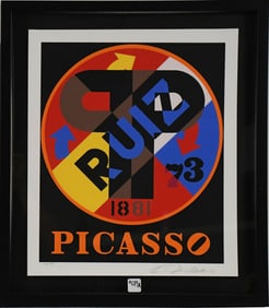 Robert Indiana "Picasso" Serigraph In