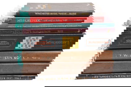 Group of Winchester Firearms Books, Many Signed - Eight vintage books about Winchester firearms.