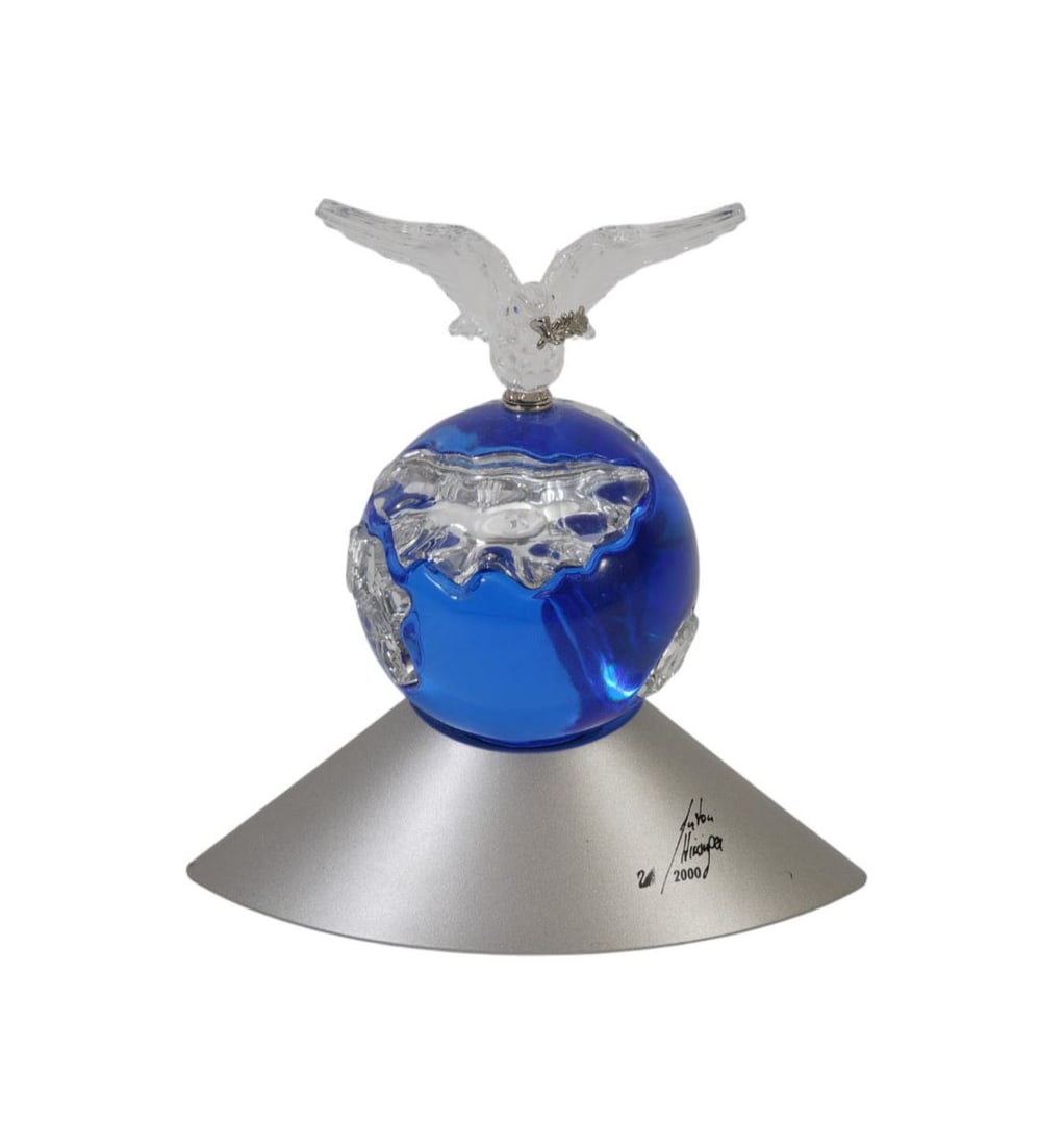 Swarovski 2000 Millennium Crystal Planet Sculpture, Limited Edition - Year 2000 commemorative, (1 of 7)