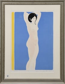 Will Barnet (American 1911-2012) Lithograph Artist Proof- 1970 . Standing Nude. Sight size 29x21