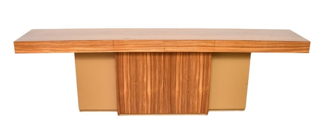 Vladimir Kagan MCM Rosewood Console with 2 Center Doors & 2 Recessed Doors At Ends, Vladimir Kagan