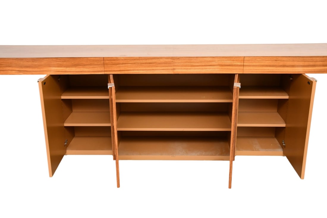 Vladimir Kagan MCM Rosewood Console with 2 Center Doors & 2 Recessed Doors At Ends, Vladimir Kagan - 8