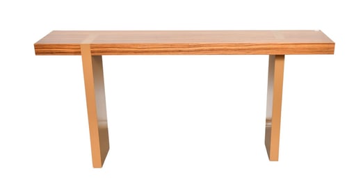 Vladimir Kagan MCM Rosewood Console/Sofa Table, Vladimir Kagan Designs label, 32"h x 68"w x 14"d