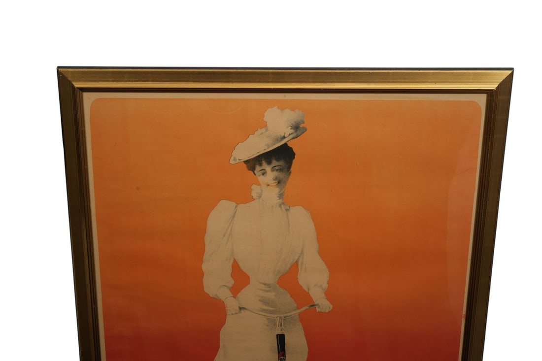 Cycles Georges Richard. France, circa 1898. Color lithographic poster on - 2