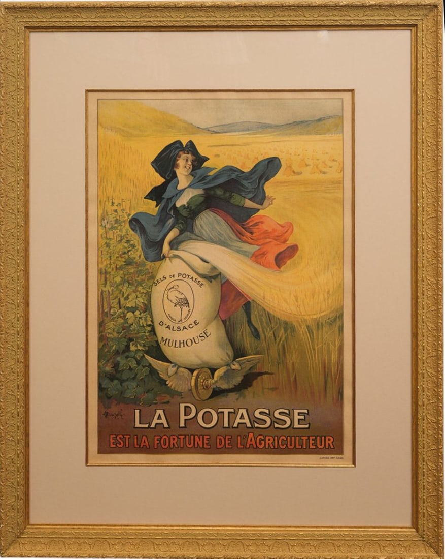 La Potasse est la Fortune de l’Agriculteur, France circa 1900. Color lithographic poster on paper, (1 of 7)