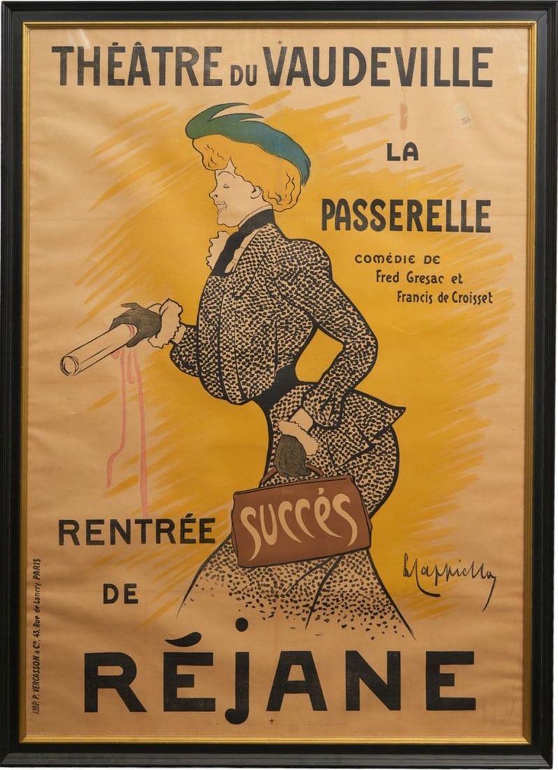 Théâtre du Vaudeville – La Passerelle. France, circa 1900. (1 of 8)