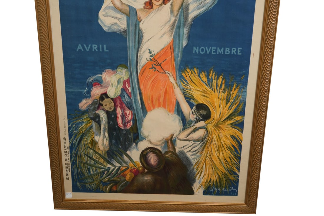 Exposition Coloniale, Marseille France 1922. Color lithographic poster on paper, - 3